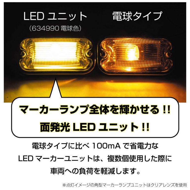 角型マーカー用LEDユニット 24V車用 | 株式会社ジェット・イノウエ