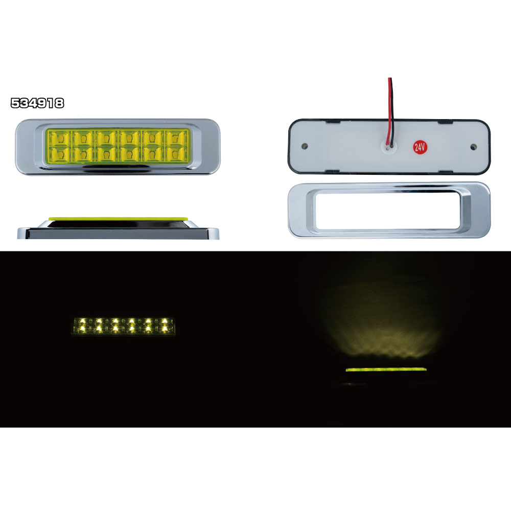 LED サイドマーカー角型 24V車用 | 株式会社ジェット・イノウエ