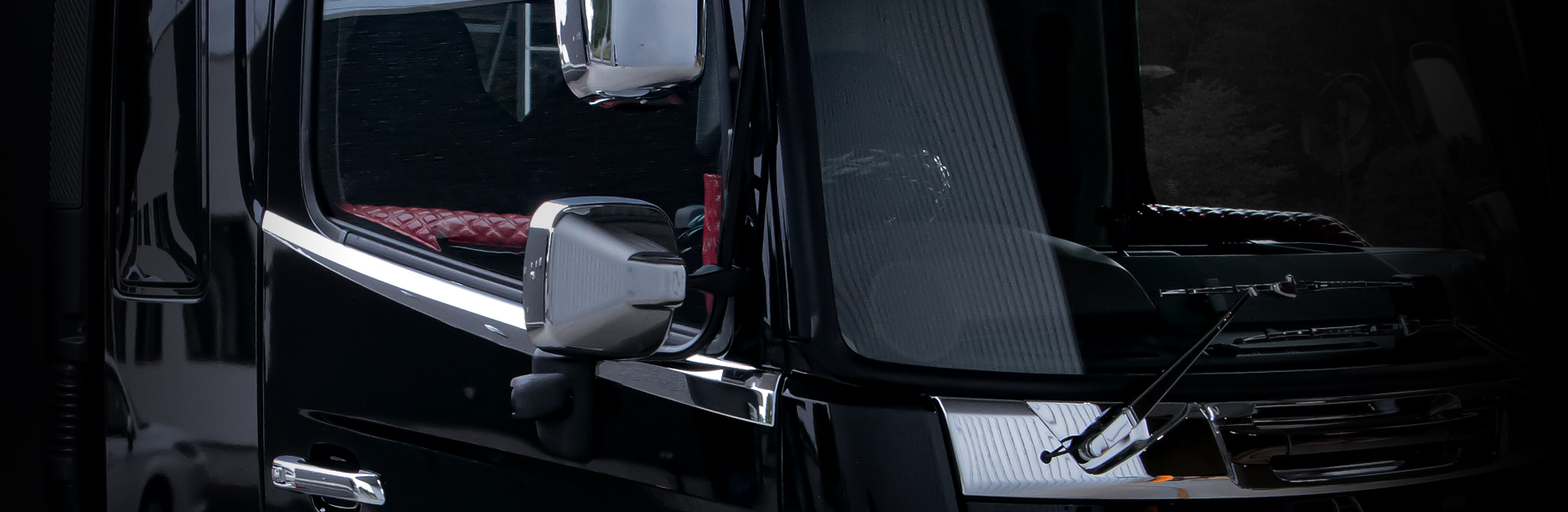 ドアアッパーモール　日野大型/４ｔ車