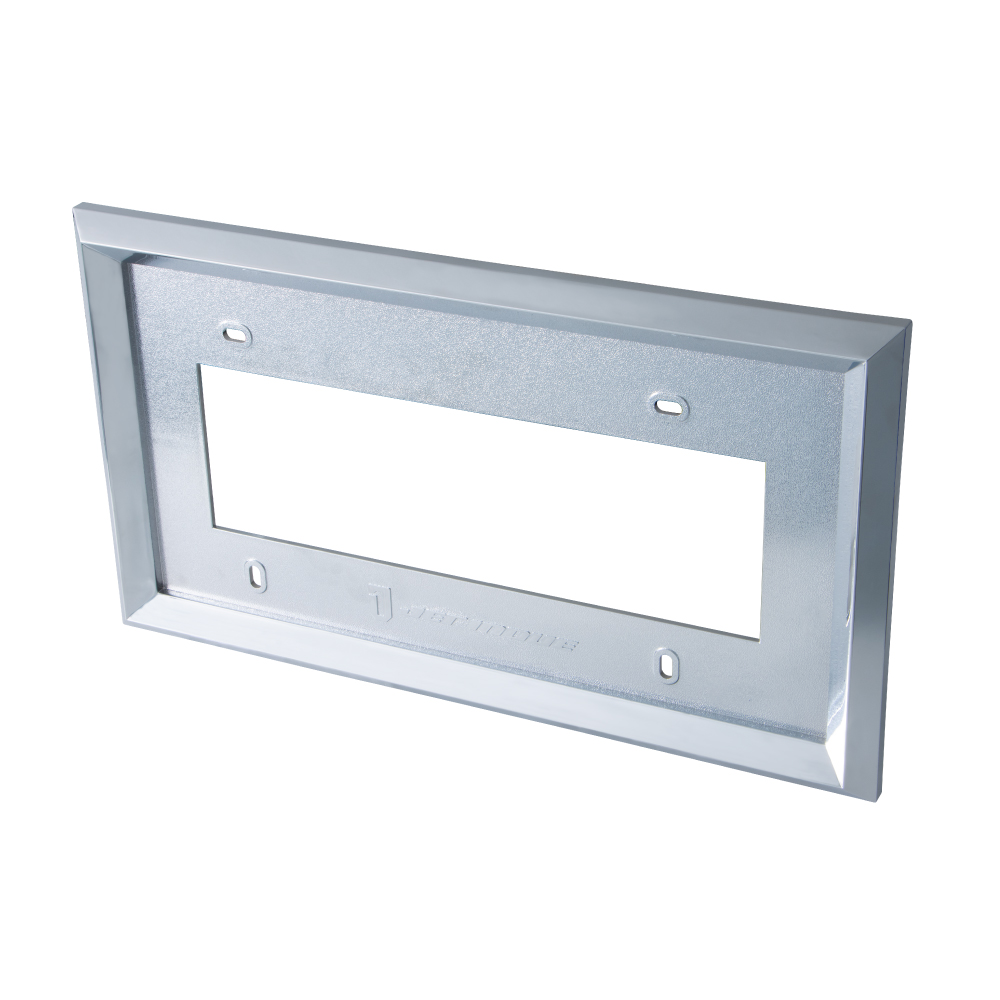 new ABSナンバープレート枠　20㎜角　大型/中型