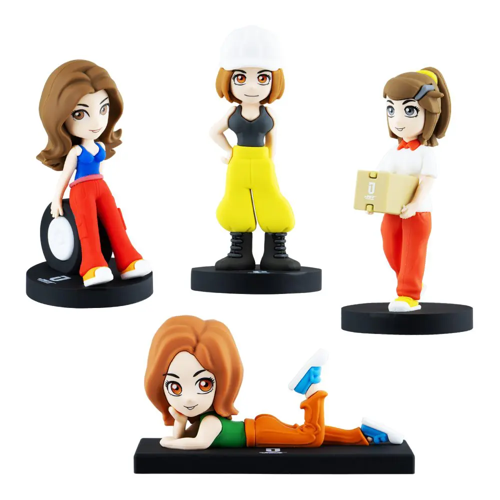 マスコットフィギュア Vol.1「トラっ娘ギャルズ」 | 株式会社ジェット